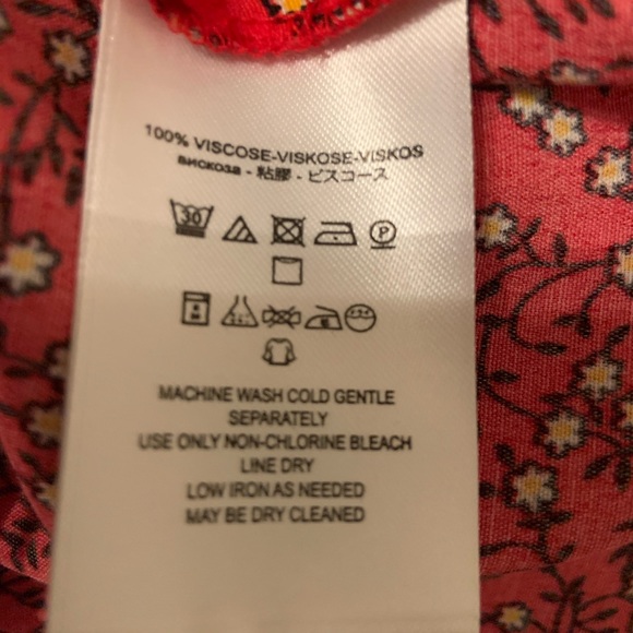 Free People Clara Tie-Front Tunic in Red - Picture 12 of 16